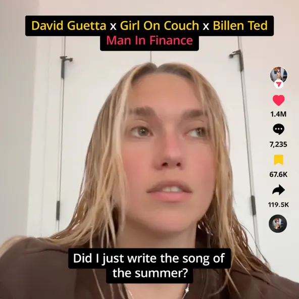 Музыка David Guetta - Man In Finance (feat. Girl On Couch & Billen Ted)